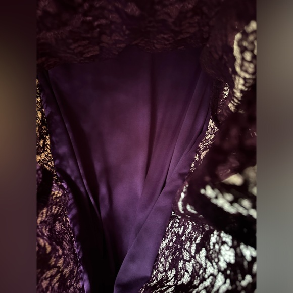 Wine Lace Dress by Kiyonna; women’s size 1X - Picture 12 of 15